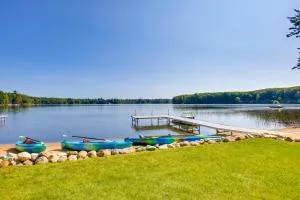 Interlochen Lake House with Deck, Fire Pit and Dock! - Interlochen