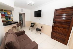 Edf á beira mar de Ponta Verde - Apt por temporada com 02 quartos com vista lateral mar - melhor localização na Orla de Maceió