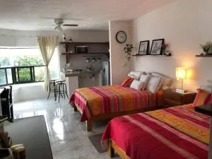 Apartaestudio #9 Ac, wifi, cortinas black out - Mendiola