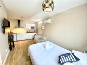 Appartements L-Occitan - Studio climatise avec parking : photos des chambres