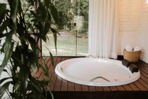 Casa de campo em Joinville com Hidro e lareira
