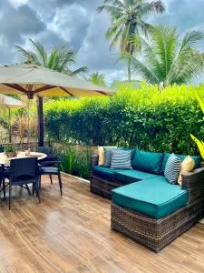 Apto Beira Mar Térreo com área gourmet Praia de Muro Alto - Cupe