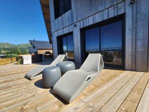 Chalets Chalet de Standing a Super Besse avec Jacuzzi SB2 : photos des chambres