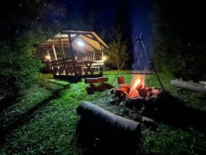Urocza chata z sauną w bieszczadzkim Parku Krajobrazowym
