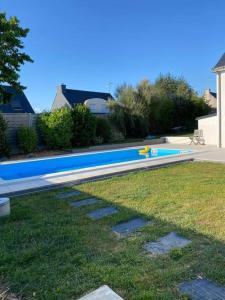 Maisons de vacances Maison bord de mer avec piscine couverte : photos des chambres