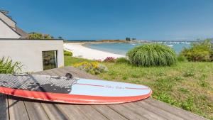 Maisons de vacances TY KOREJOU - splendide maison avec sauna les pieds dans l'eau : photos des chambres