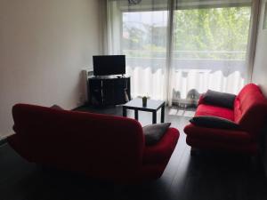 Appartements Lumineux / vue sur parc thermal : photos des chambres