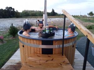 Sejours a la campagne Spa & Bain Nordique - Tiny house a la campagne : photos des chambres