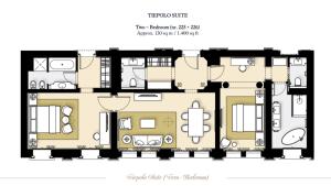 Tiepolo Suite mit zwei Schlafzimmern