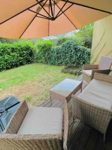 Appartements Charmant studio avec jardin : Appartement 1 Chambre