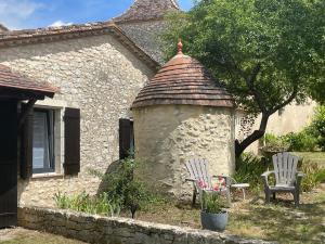 Maisons de vacances Gite de Claire Fontaine avec vue sur Monflanquin : Maison 2 Chambres