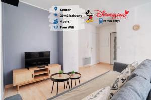 Appartements HappyMemories - Appartement Disneyland terrasse + Wi-Fi : photos des chambres