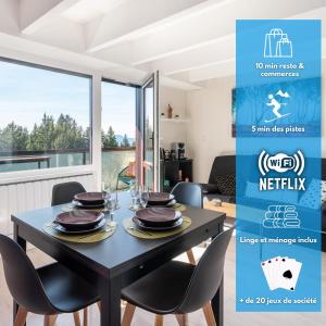 Appartements Studio NATHEN - Parking - Wifi - Balcon Sud ouest - Chamrousse 1650 : Studio - Vue sur Montagne