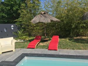 Appartements Au bord de la piscine au sud d'Angers : photos des chambres