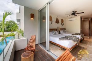 NHOA 207C Lux 1BR Condo Pool View in Aldea Zama