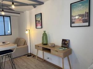 Appartements Appartement moderne avec jardin et parking : photos des chambres