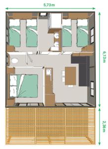 Campings La Vallee De Taradeau : photos des chambres