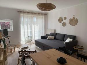 Appartements Appartement 40m2 vue sur mer acces direct plage et parking prive : photos des chambres