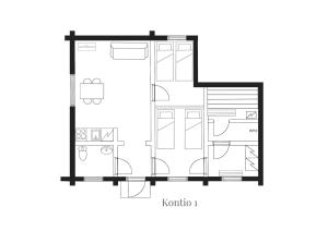 Classic Log Cabin Ski-in Ski-out