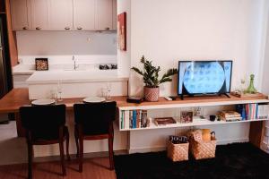 Apartamento pura vida no Parque Una com vaga de garagem.