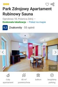 Marel- Apartament Rubinowy sauna Polanica Zdrój