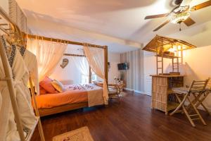 Appartements Appartement L'Evasion Nature : Chambre Lit Queen-Size avec Baignoire Spa