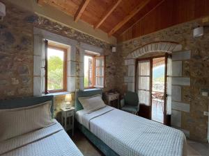 Panoramic stone villa