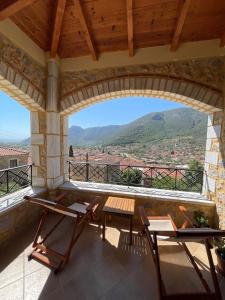 Panoramic stone villa