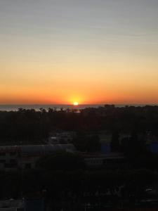 Amanecer vista al rio y a la cancha de River :)