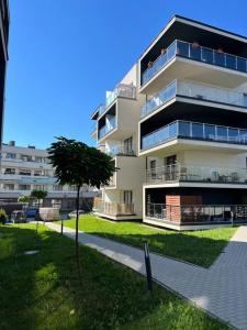 Przytulny apartament z dużym balkonem