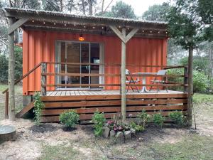 Helles, modernes Containerhaus