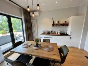 Nice apartment with a balcony by the sea.