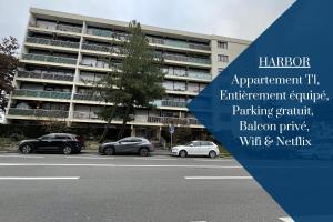 Appartements HOMEY HARBOR - Proche Tram - Parking gratuit - Balcon prive - Wifi & Netflix : Appartement 1 Chambre