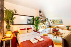 Appartements Grand Modern Appartement with Garden 210 sqm, 15- to Eiffel : photos des chambres