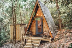 Blue Brambler Glamping A-Frame