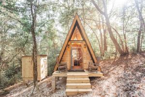 Blue Brambler Glamping A-Frame