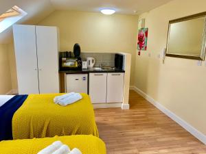 London Studio Apartments, Private Bathroom, Kitchenette, Parking, NP7
