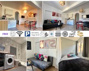 Appartements APPART TOTORO @ FREE PARKING/WIFI/DRAPS : photos des chambres