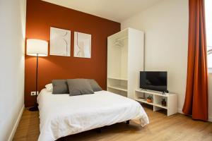 Appartements Le Terracotta - Joli studio proche quai de Saone : photos des chambres