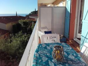 Appartements T3 vue mer golfe de St-tropez : photos des chambres