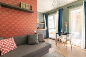 Appartements CARNOT 3 - Studio style industriel carnot : photos des chambres