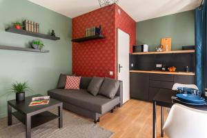 Appartements CARNOT 3 - Studio style industriel carnot : photos des chambres