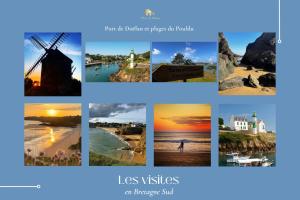 Maisons de vacances LA MAISON BLEUE,authenticite, nature, simplicite, 2-5 personnes, Moelan sur Mer : photos des chambres
