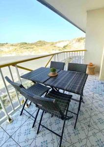 Studio DUNES de NALA avec balcon vue Dunes et latérale Mer pour 4 pers 100m plage wifi ménage compris