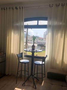 Espaço acolhedor, no Guarujá