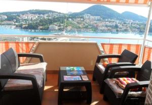 Apartment PANORAMA ANELA - Large balcony with the Most Beautiful Sea View of Dubrovnik