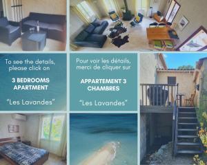 Maisons de vacances Gites les Dryades, au calme, entre oliviers et piscine : photos des chambres
