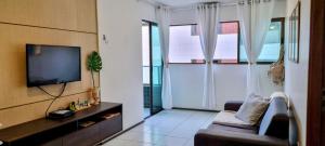 Maceio Ferias apto com varanda vista mar