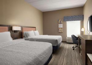 Queen Room with Two Queen Beds (4 Adults) room in Hampton Inn Troy