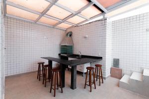 Triplex pé na areia com piscina na cobertura